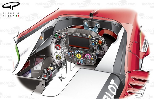 Изображение: ferrari_sf16h_cockpit.jpg. Тип: image/jpeg. Размер: 500x322. Объем: 75.62KByte.