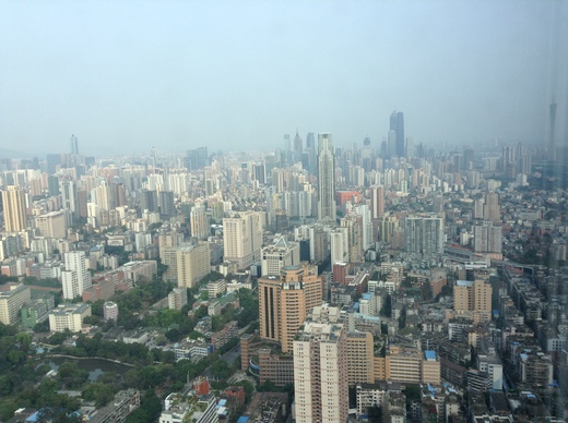 Гуанчжоу. Вид с 67 этажа