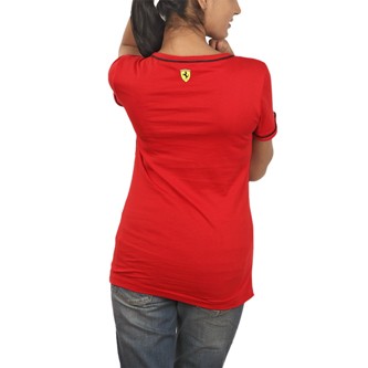Женская футболка Ferrari в FORMULASTORE