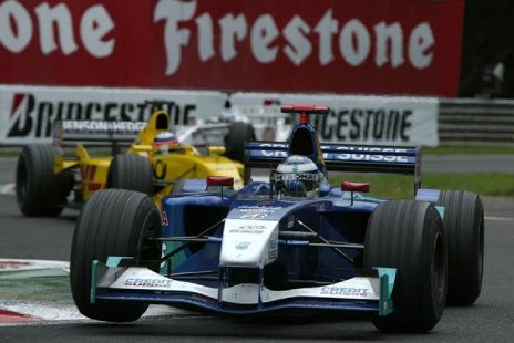 Ник Хайдфельд за рулем Sauber; Спа, 2002