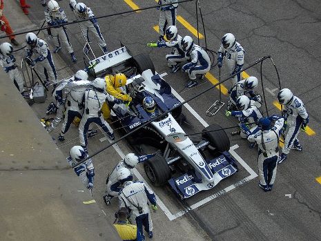 Ник Хайдфельд в команде BMW.Williams, Сан-Марино, 2005