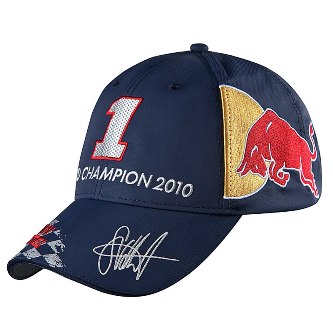 Чемпионская бейсболка S.Vettel World Champion 2010