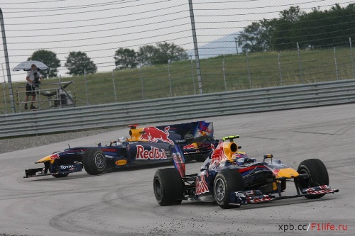 Авария пилотов Red Bull Racing