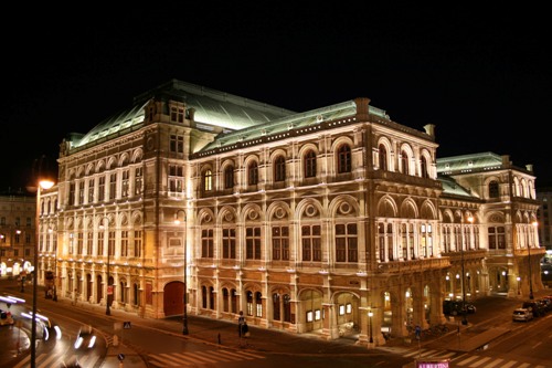 Знаменитая венская опера. Вена, Австрия