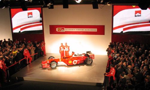 26-е января 2004 - презентация Ferrari F2004